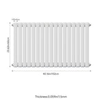 5626 Btu Horizontal Double Column Radiator