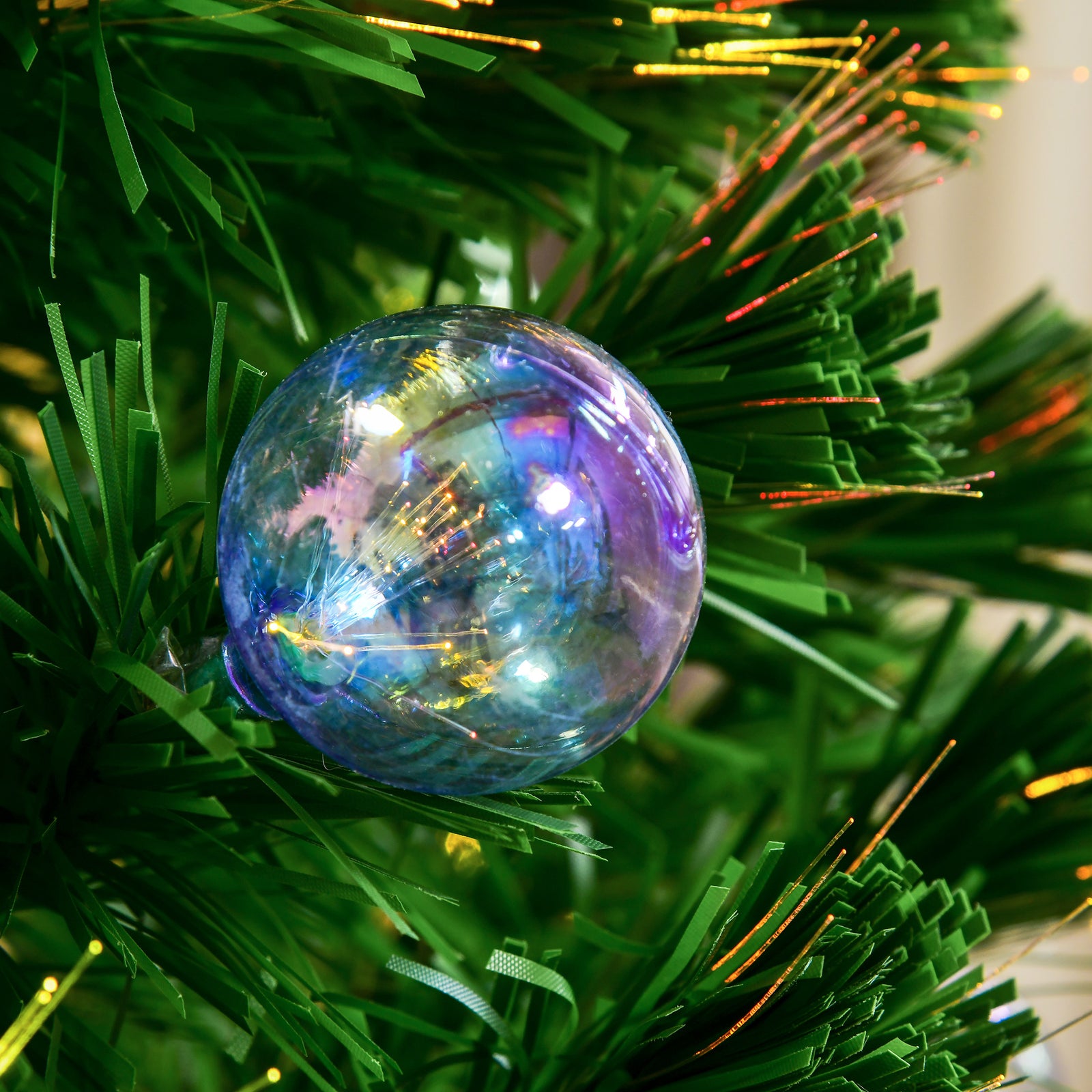 3/4/5ft Prelit Christmas Tree Fiber Optic Home | 5ft | Green