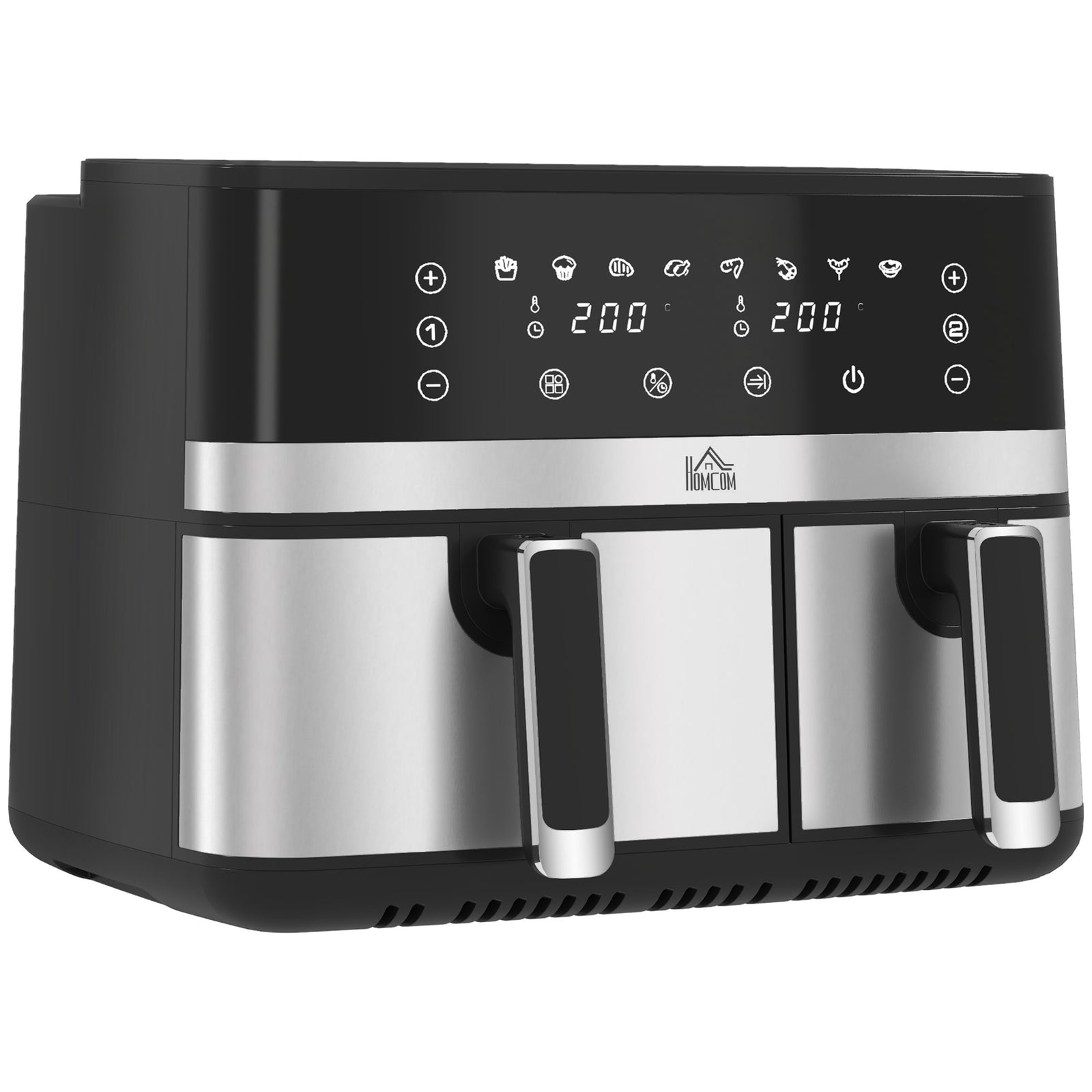 Dual Zone Air Fryer 8.5l Double Air Fryer With Sync Finish