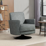 Upholstered Pu Leather Armchair For Living Room | Grey