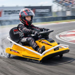 24v Electric Go Kart For Kids With Drift Mode, Soft Start | Yellow