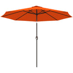 3(m) Patio Umbrella Outdoor Sunshade Canopy W/ Tilt & Crank
