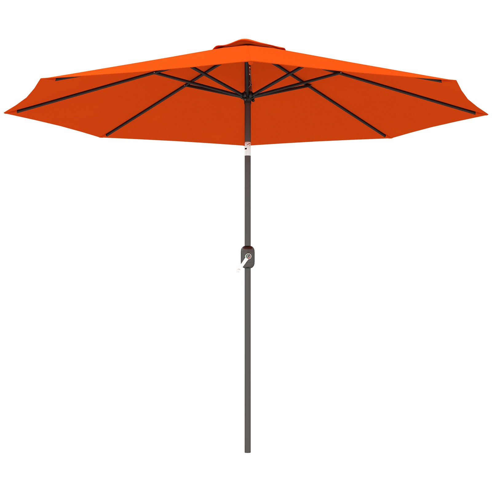 3(m) Patio Umbrella Outdoor Sunshade Canopy W/ Tilt & Crank