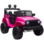 12v Kids Electric Ride On Car Truck Off-road Toy W/ Remote Control | Pink
