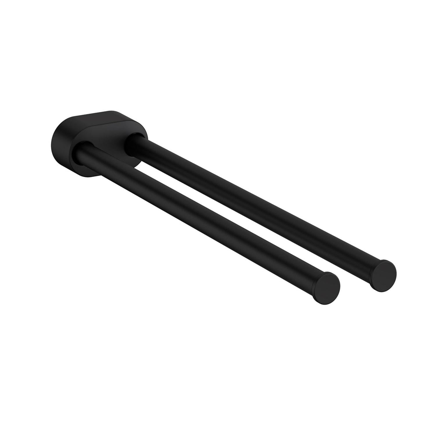 Swivel Towel Rack Matt Black Architect Sp (40cm)
