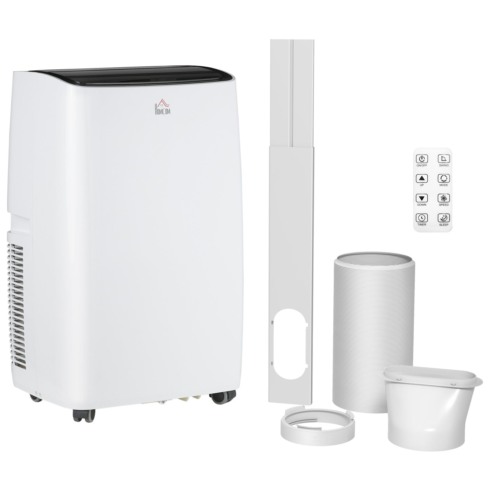 14,000 Btu Portable Air Conditioner Unit Remote 24h Timer