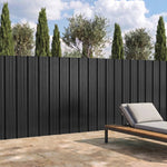 12pcs Galvanised Steel Corrugated Roofing Sheets | Black