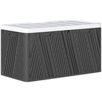 380l Garden Storage Box Waterproof Outdoor Storage Box Wood