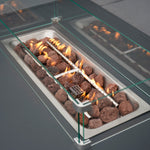 Modular Garden Furniture Set With Fire Pit | Anthracite