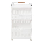 Rolling Laundry Hamper Cart | Small | White
