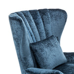 Breeins Upholstered Wingback Single Sofa Accent Chair With Wooden Legs