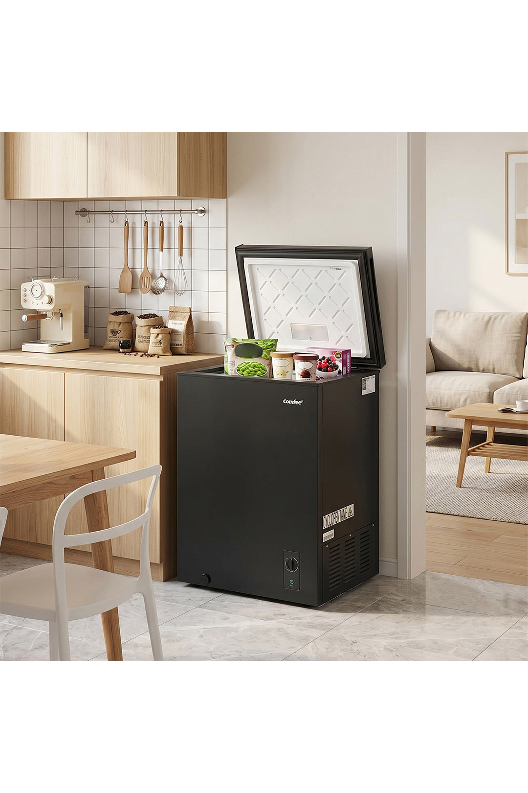 Breeins 99l Freestanding Chest Freezer