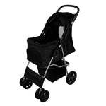 Pet Stroller With Rain Cover | Black