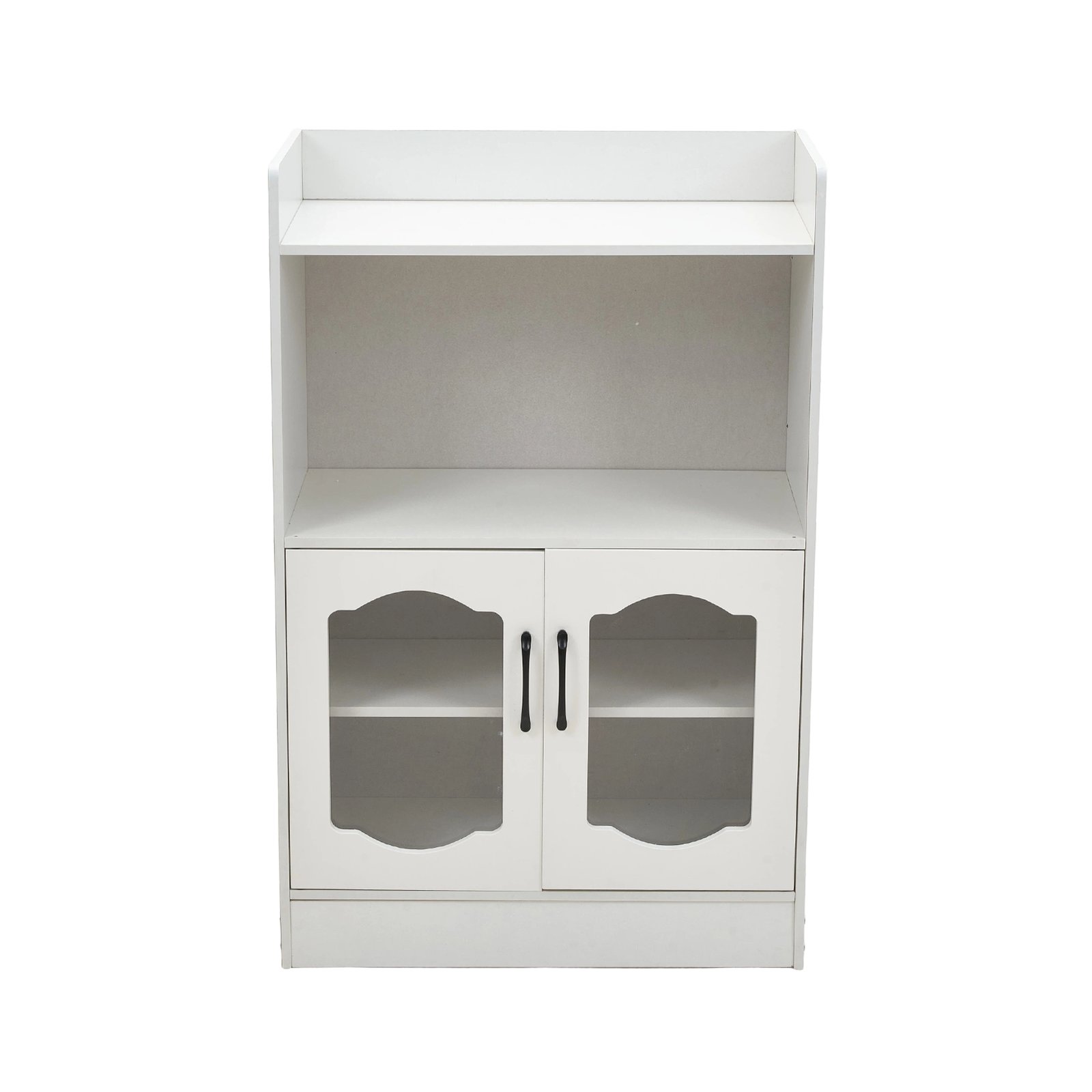 Breeins Wooden Sideboard Storage Cabinet With Microwave Counter