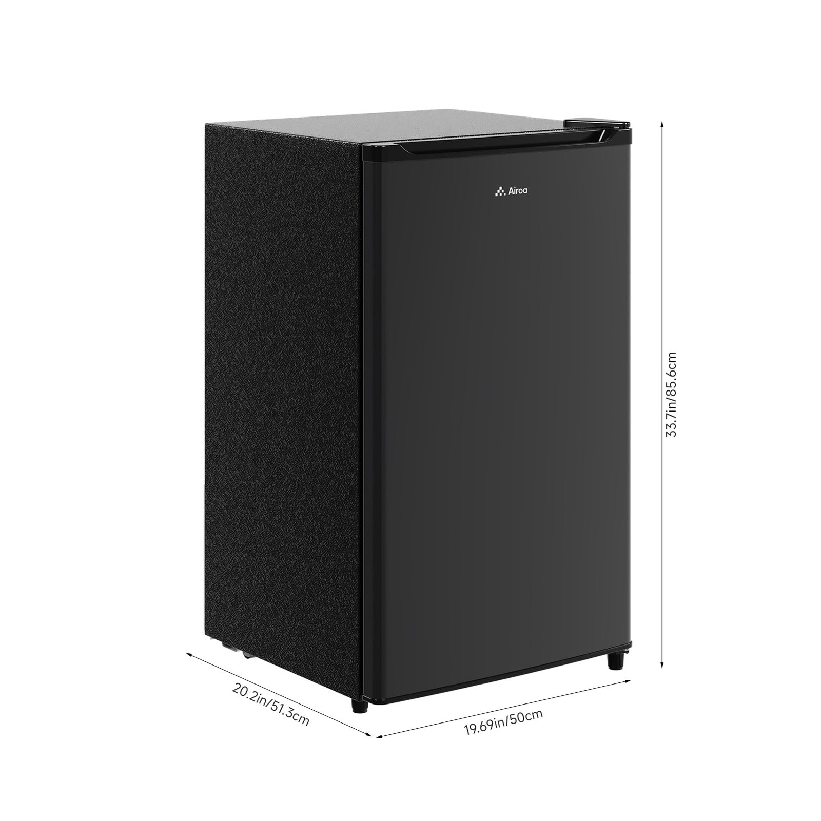 Single Door Fridge With 9l Freezer Compartment | 106l | Black