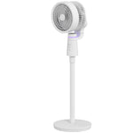 Pedestal Fan, Air Circulation Fan With Oscillating, Tilt | One Size | White