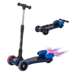 Child 3-wheel Scooter Light Music Water Spray Rechargeable 3-6 Yrs | Blue