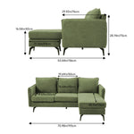 3-seater Upholstered Corner Sectional Sofa