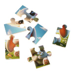 Wooden Toddler Animals Cognitive Jigsaw Puzzle Set