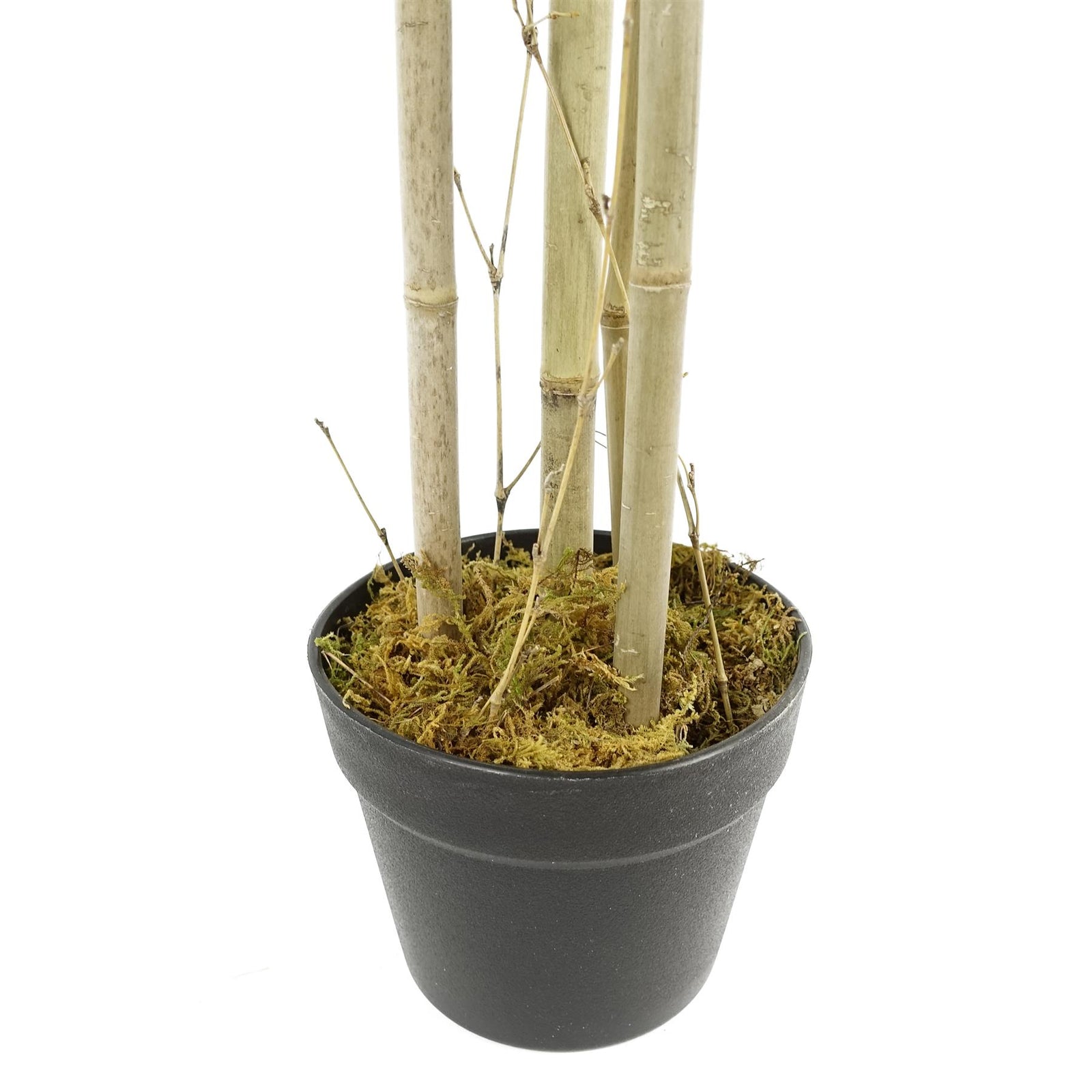 Leaf 120cm (4ft) Artificial Bamboo Plants Trees - Natural Green