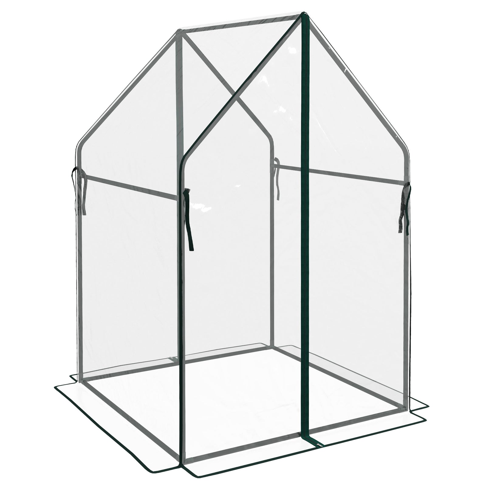 Portable Mini Tomato Greenhouse W/ Zipped Doors