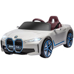 Bmw I4 Licensed 12v Kids Electric Ride-on Car W/ Remote Control | White