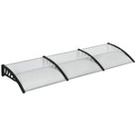 Front Door Canopy, for Window, Porch, Clear | 3 | White