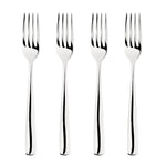 Cutlery 18/8 Stainless Steel Dinner Fork 4pc Set Simplicity | Set of 4 | Silver