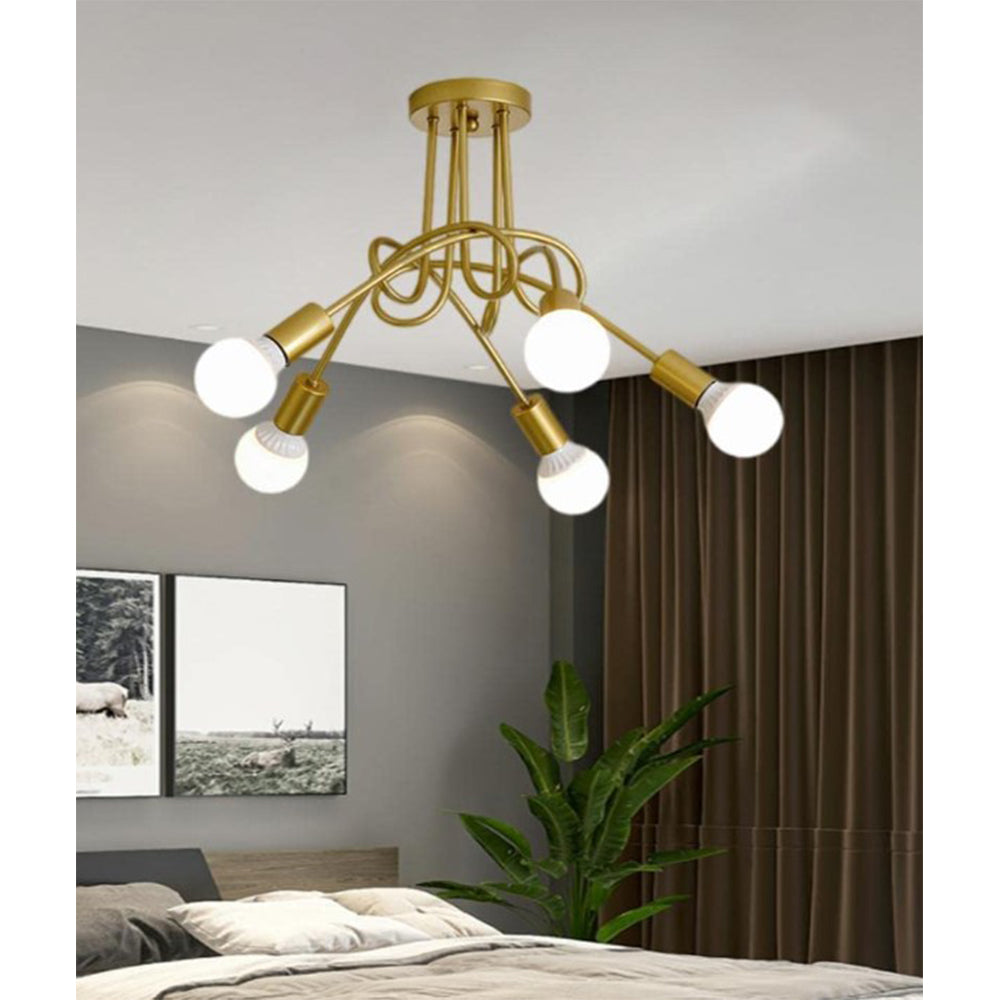 Bath Plus TB+ Modern Curved Pendant Ceiling Light