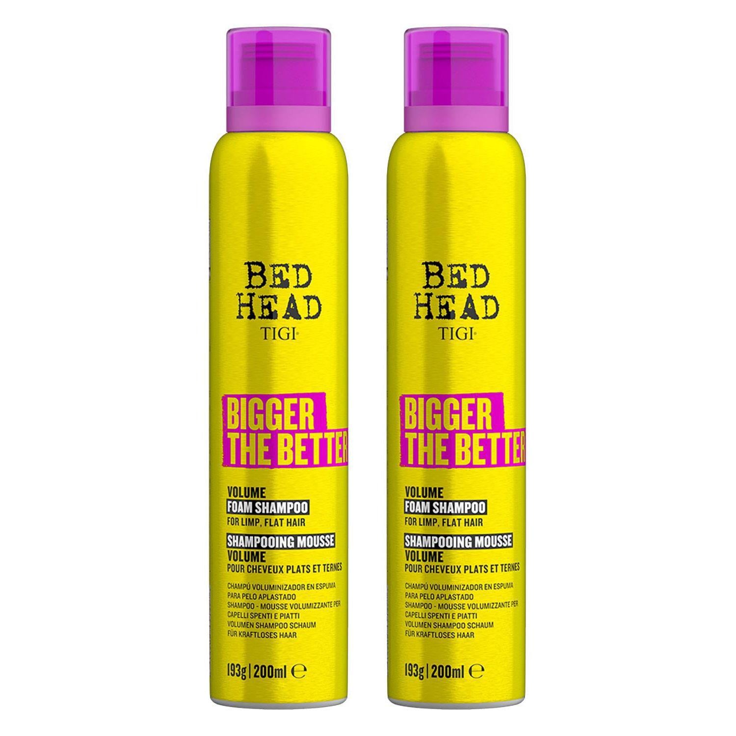 Bigger The Better Volume Foam Shampoo For Fine Hair 200ml, 2pk
