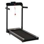 1.85hp Foldable Electric Treadmill Fitness Safety Lock Led