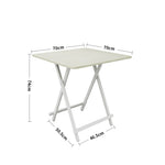 Folding Wooden Dining Table | 70cm x 70cm | White