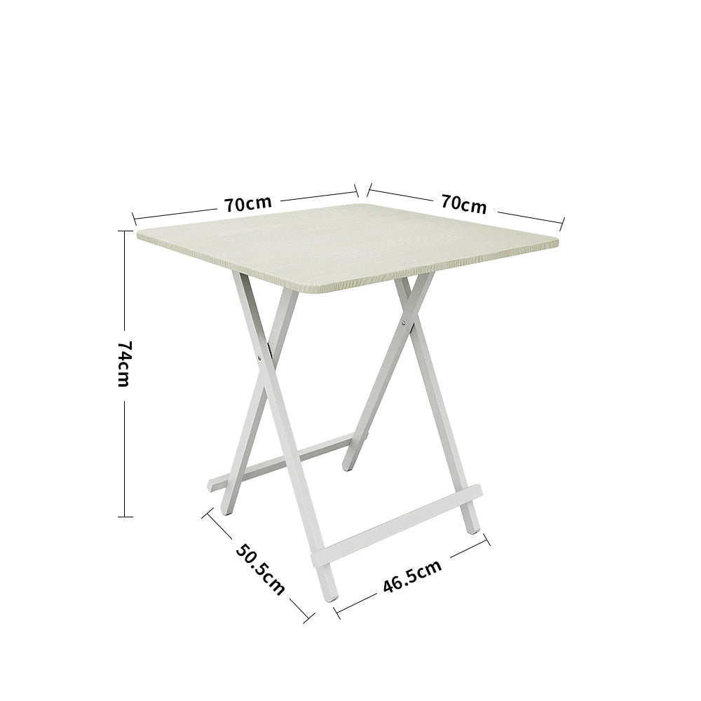 Folding Wooden Dining Table | 70cm x 70cm | White