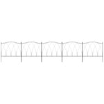 5pc Garden Fencing Panels Bed Border Animal Barrier