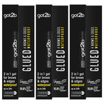 Glued For Brows & Edges Eyebrow Gel 16ml, Pack 3