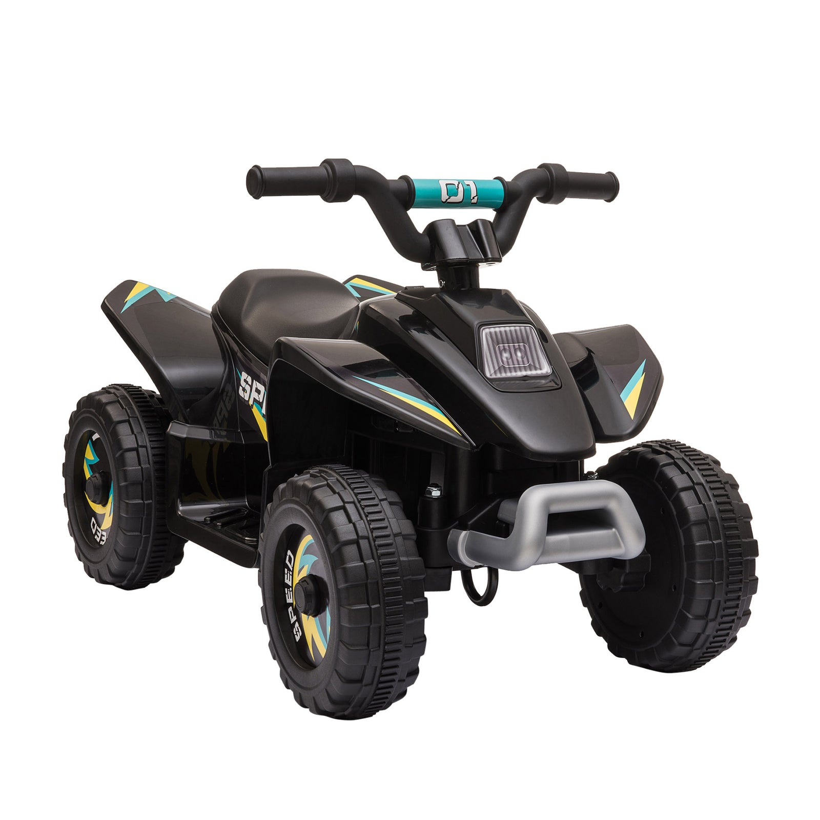 6v Kids Electric Ride On Car For 18-36 Months Toddlers | Black
