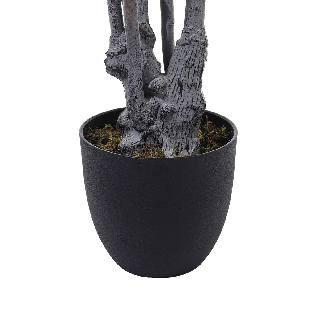 Lifelike 160cm Schefflera Tree In Decorative Pot Premium Artificial Greenery For Modern Interiors