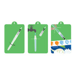 Paint-a-picture Set (Dinosaurs) - 16-page Dinosaur Painting Book