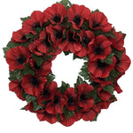 HOMESCAPES Remembrance Red Poppy Wreath