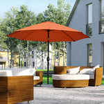 2.6m Parasol With Tilt And Crank | Orange