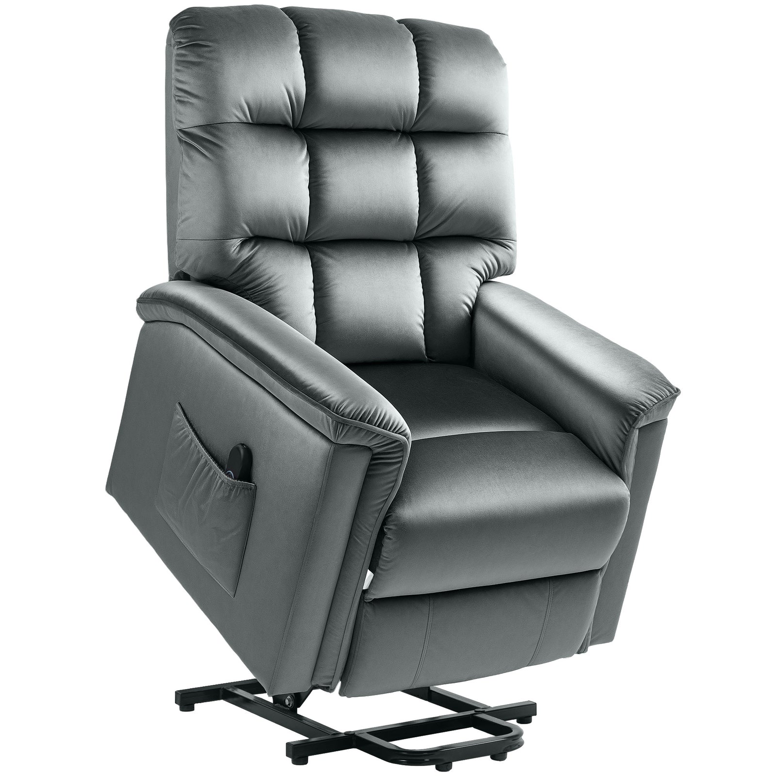 Power Lift Recliner Chair For Elderly W/ Remote Control | One Size | Gray