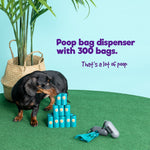 Dog Poop Bag Holder With 300 Bags