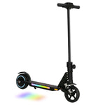 Folding Electric Scooter W/ Led Lights And Display | Black