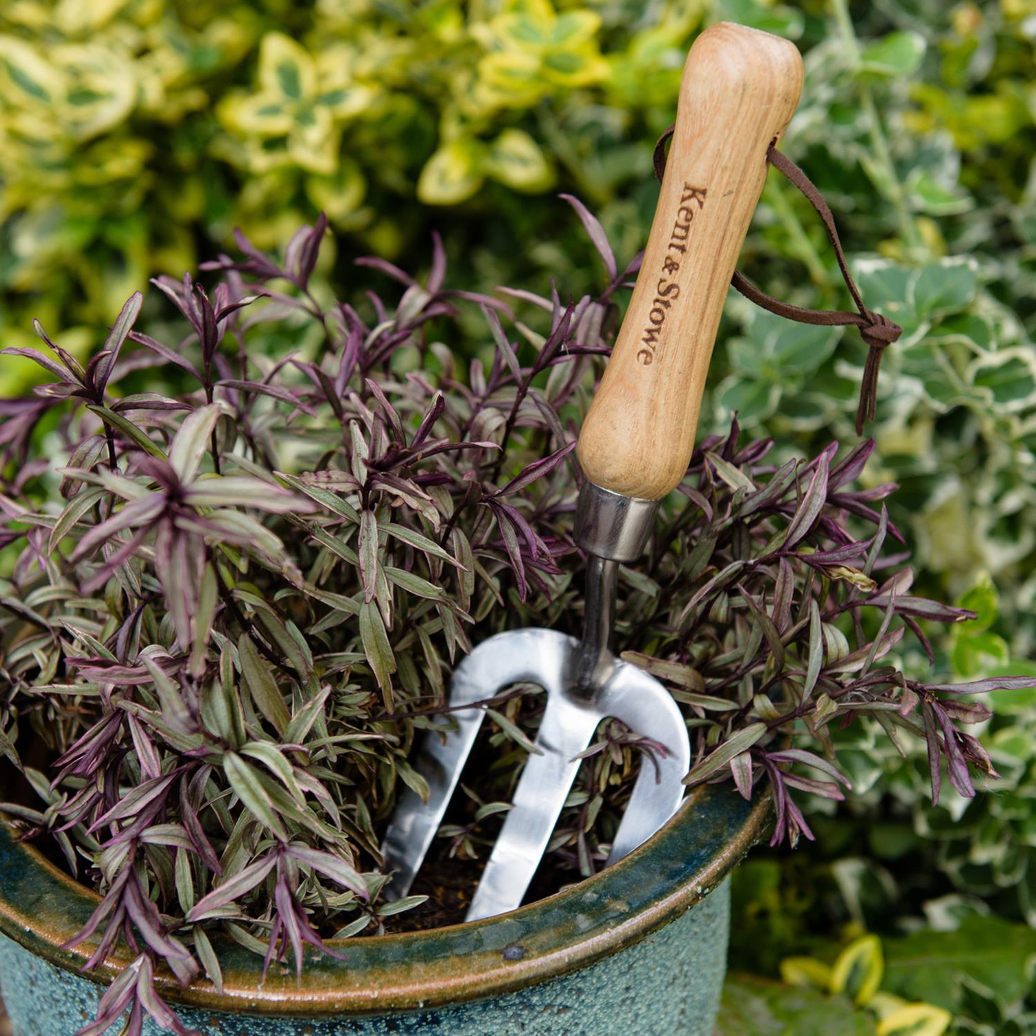 Stainless Steel Hand Fork Rust Resistant Fsc For Gardening | One Size | Silver
