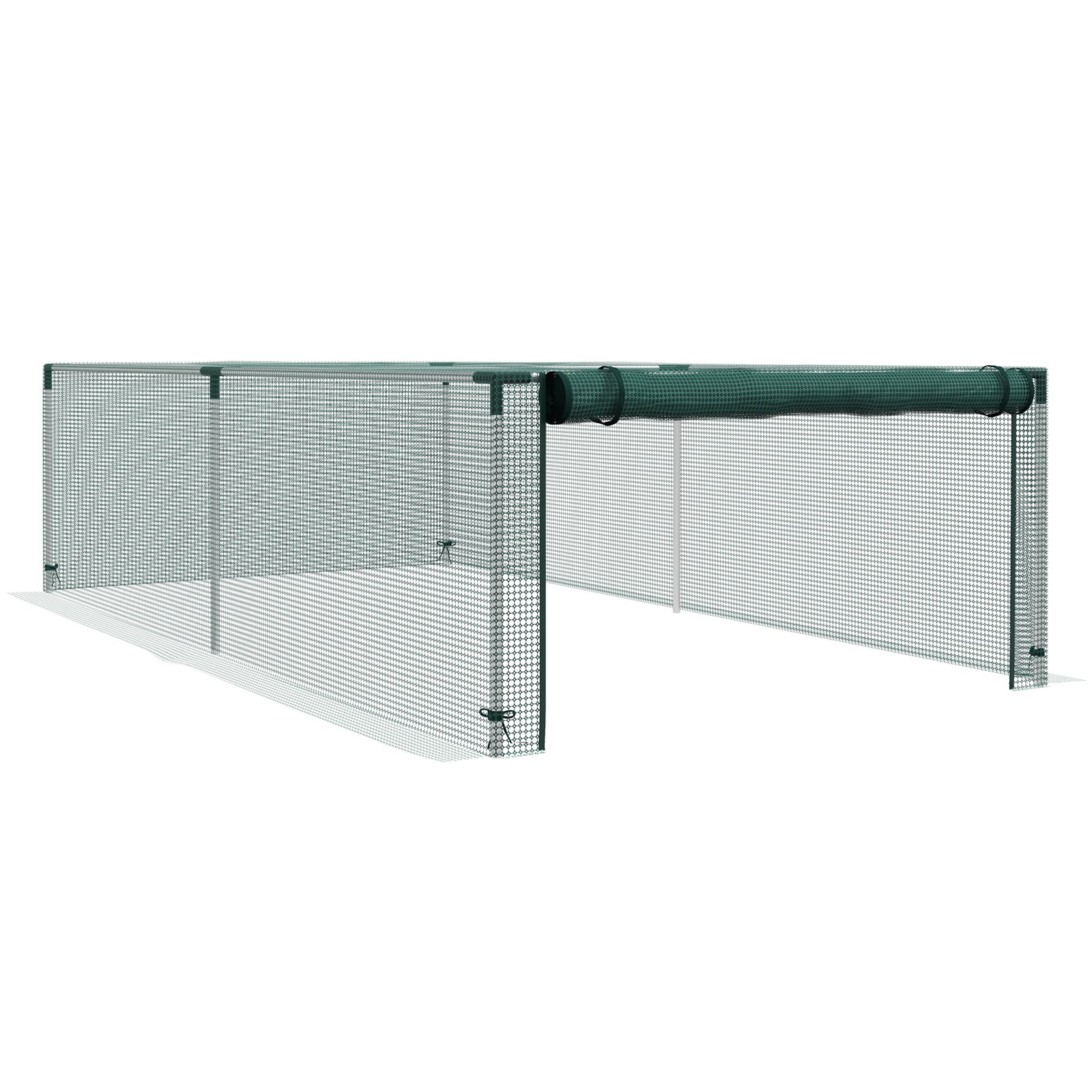 8' X 4' Crop Cage With Zipped Door, Green
