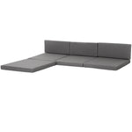 7 Piece Outdoor Furniture Cushion Set For Rattan Furniture | Gray