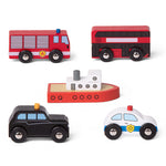 City Vehicles Pack for Wooden Train Sets