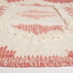 Satara Pink Kilim Wool Rug | 120cm x 180cm | Pink