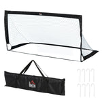 Football Goal Net Folding Outdoor With All Weather 6ft X 3ft | Black