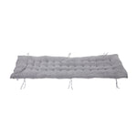 Thick Sherpa Fleece Lounger Cushion Soft Plush Recliner Chair Pad | Small | Grey